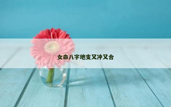 女命八字地支又冲又合