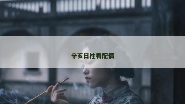 辛亥日柱看配偶