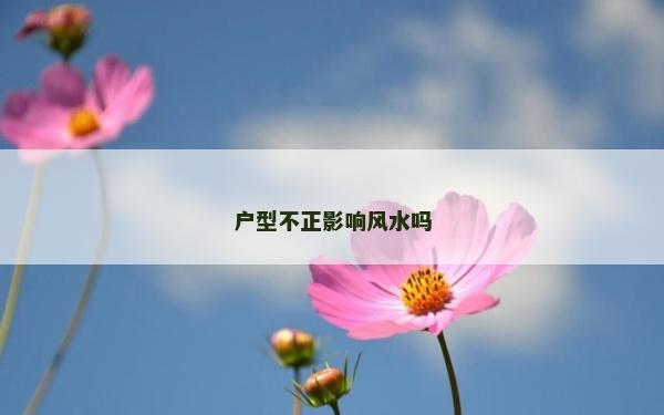 户型不正影响风水吗