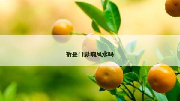 折叠门影响风水吗