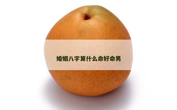 婚姻八字算什么命好命男