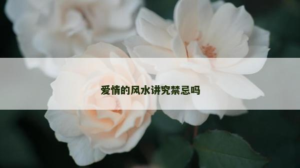 爱情的风水讲究禁忌吗