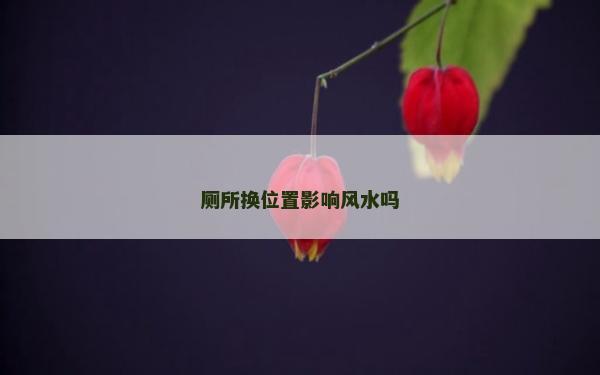 厕所换位置影响风水吗