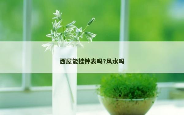 西屋能挂钟表吗?风水吗