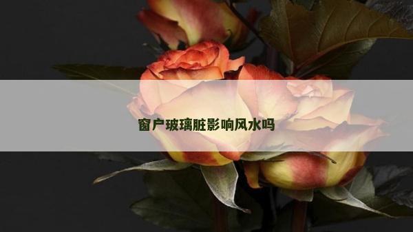 窗户玻璃脏影响风水吗