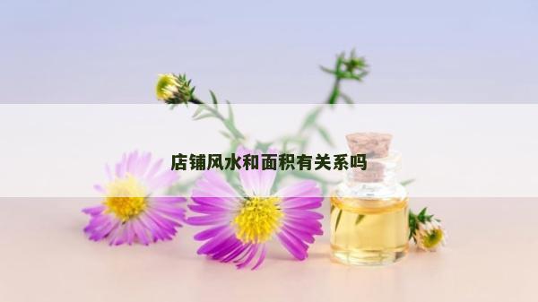 店铺风水和面积有关系吗