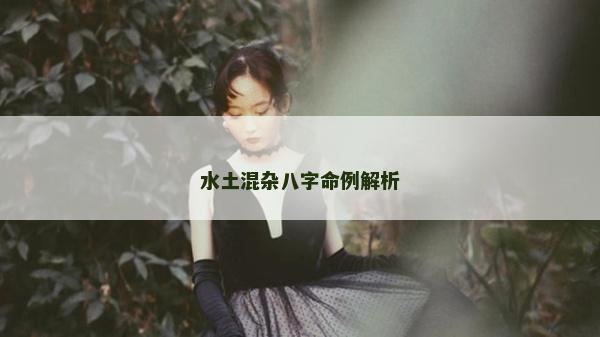 水土混杂八字命例解析