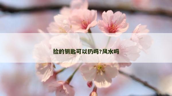 捡的钥匙可以扔吗?风水吗
