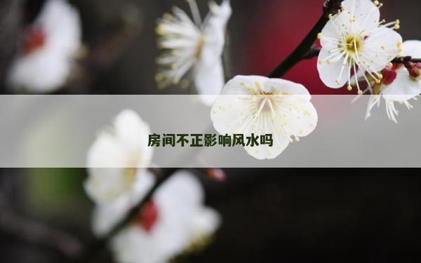 房间不正影响风水吗