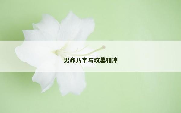 男命八字与坟墓相冲