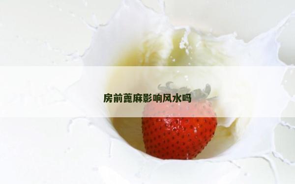 房前蓖麻影响风水吗