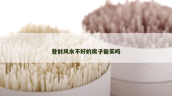 登封风水不好的房子能买吗