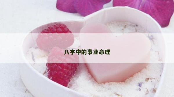 八字中的事业命理