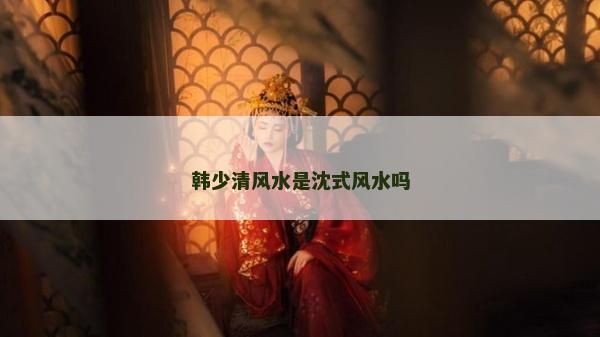 韩少清风水是沈式风水吗