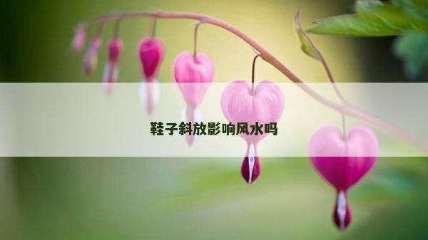 鞋子斜放影响风水吗