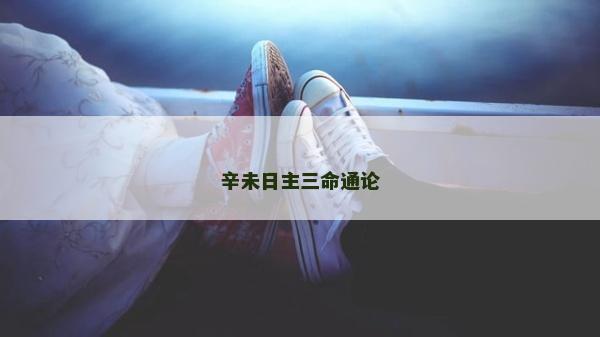辛未日主三命通论