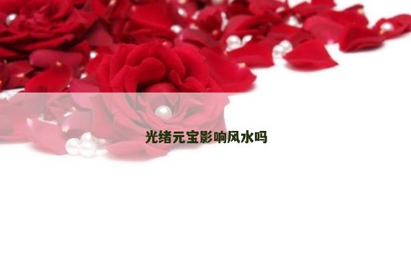 光绪元宝影响风水吗