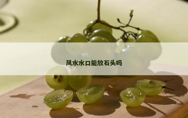 风水水口能放石头吗