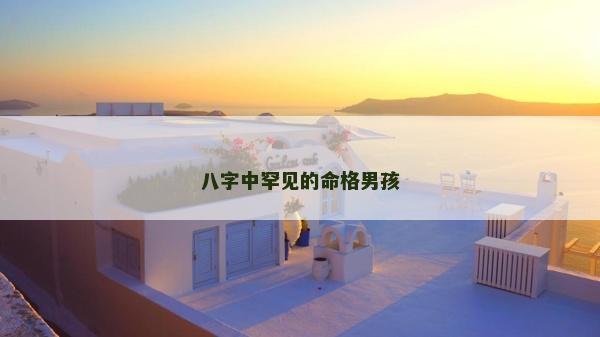 八字中罕见的命格男孩