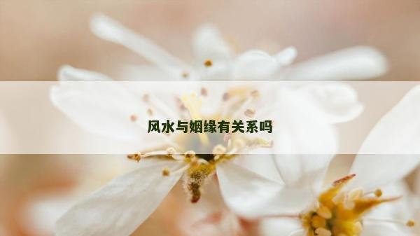 风水与姻缘有关系吗