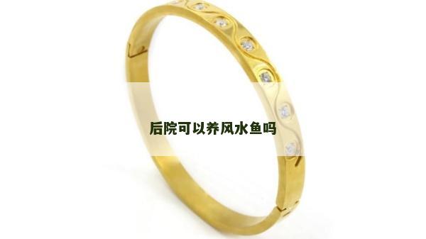 后院可以养风水鱼吗