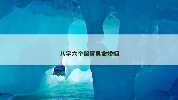 八字六个偏官男命婚姻