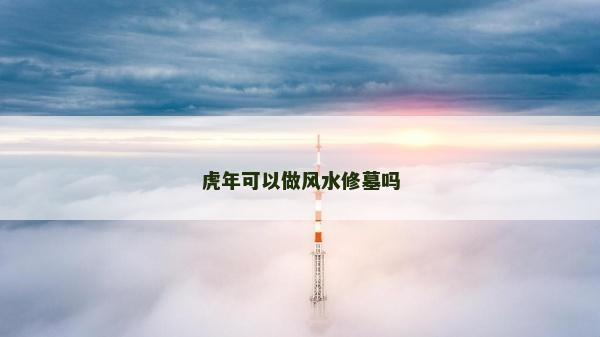 虎年可以做风水修墓吗