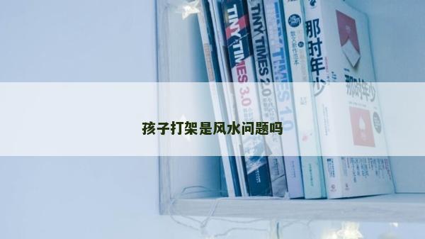 孩子打架是风水问题吗