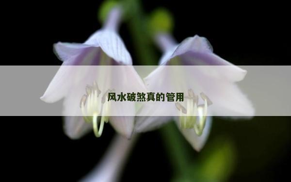风水破煞真的管用