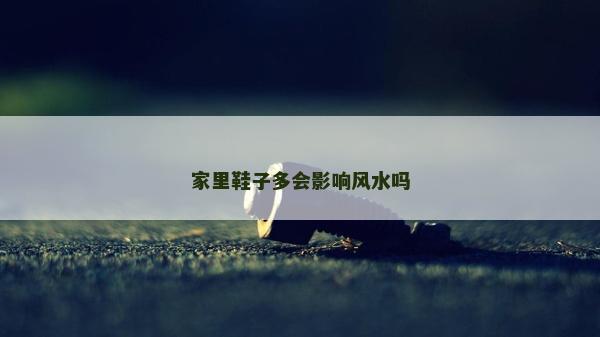家里鞋子多会影响风水吗