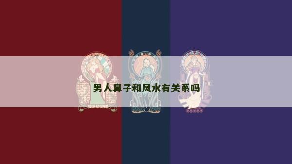 男人鼻子和风水有关系吗