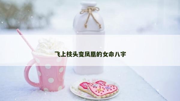 飞上枝头变凤凰的女命八字