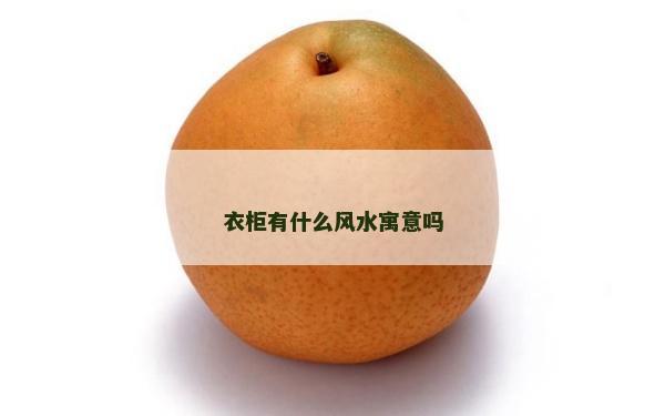 衣柜有什么风水寓意吗