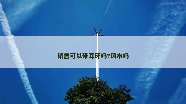 销售可以带耳环吗?风水吗