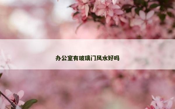 办公室有玻璃门风水好吗