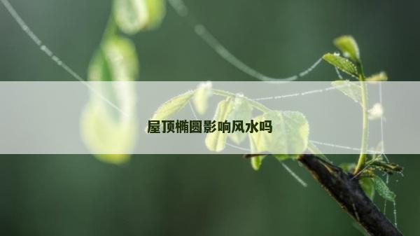 屋顶椭圆影响风水吗