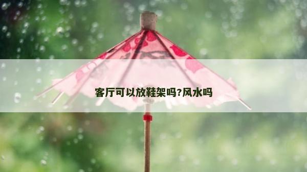 客厅可以放鞋架吗?风水吗