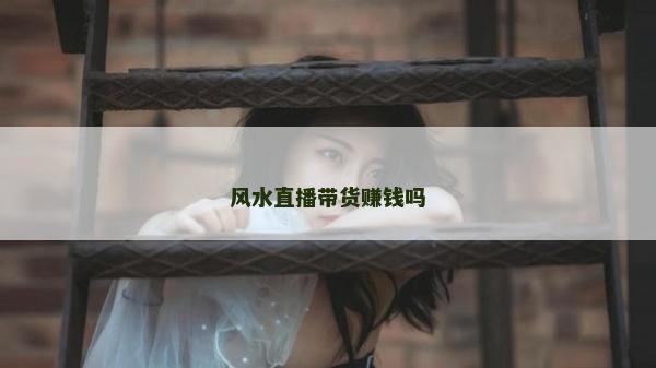 风水直播带货赚钱吗