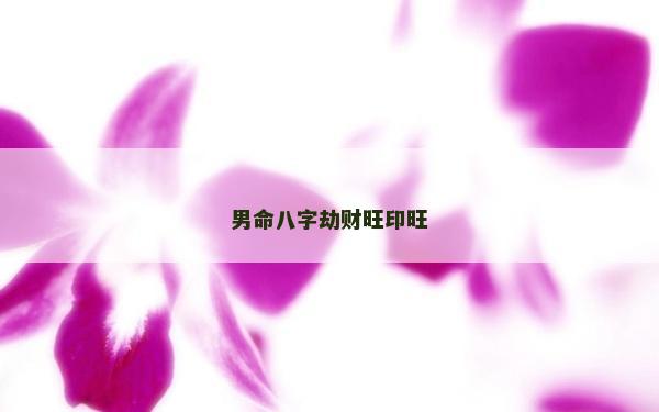 男命八字劫财旺印旺