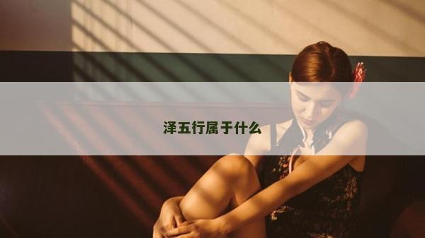 泽五行属于什么
