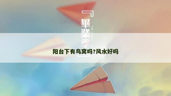 阳台下有鸟窝吗?风水好吗