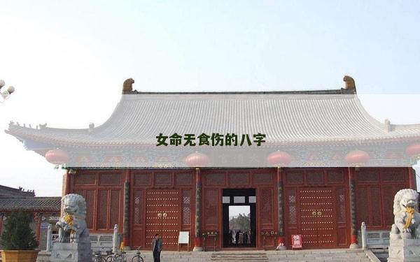 女命无食伤的八字