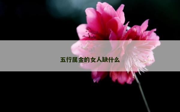 五行属金的女人缺什么