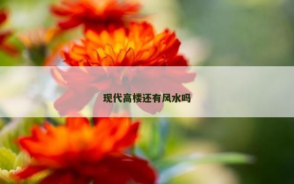 现代高楼还有风水吗
