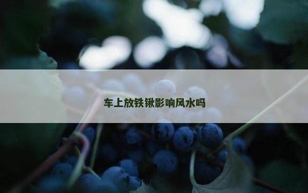 车上放铁锹影响风水吗