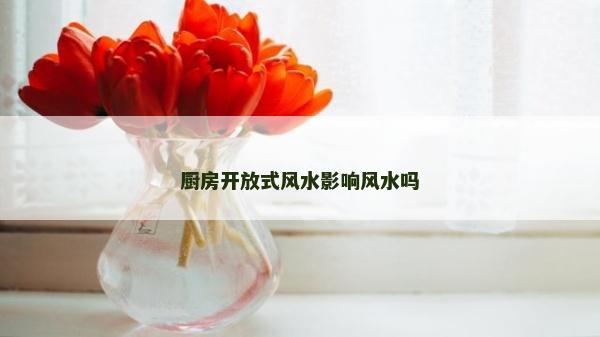 厨房开放式风水影响风水吗