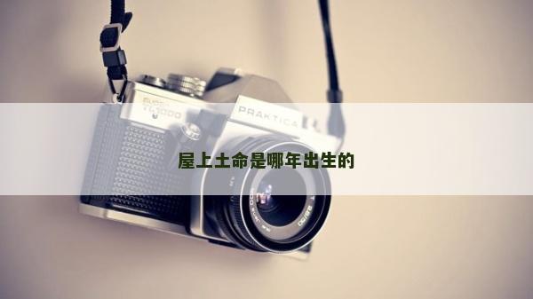 屋上土命是哪年出生的