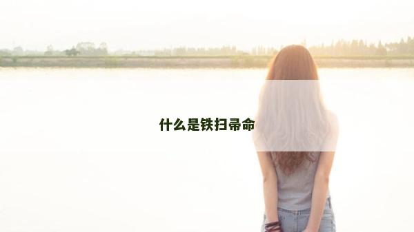 什么是铁扫帚命