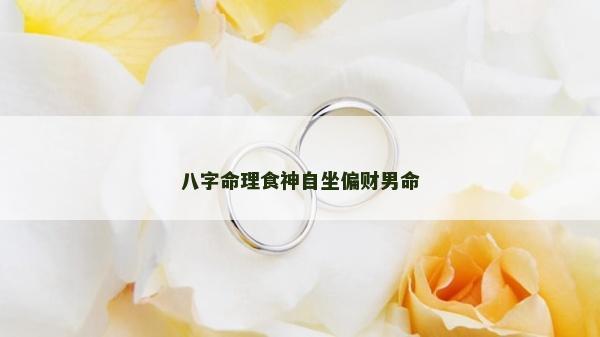 八字命理食神自坐偏财男命