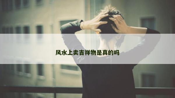 风水上卖吉祥物是真的吗
